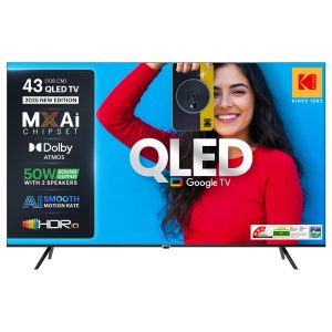 KODAK Matrix 108 cm (43 inch) QLED Ultra HD (4K) Smart Google TV  (43ST5005)