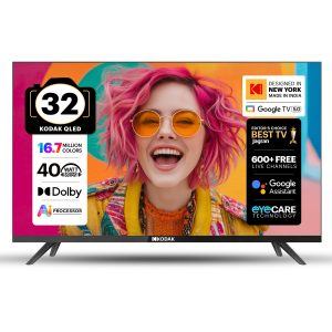 KODAK 80 cm (32 inch) QLED HD Ready Smart Google TV 2026 Edition (32ST5020)